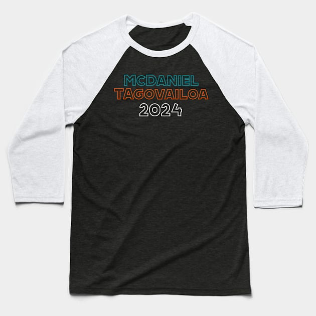 Miami Dolphins Baseball T-Shirt by Pretty Good Shirts